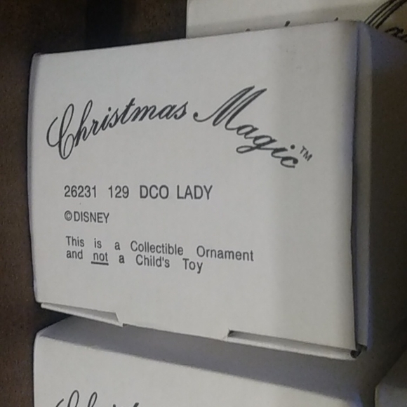 Lady Grolier Christmas Magic Disney Ornament with Box - Picture 3 of 3
